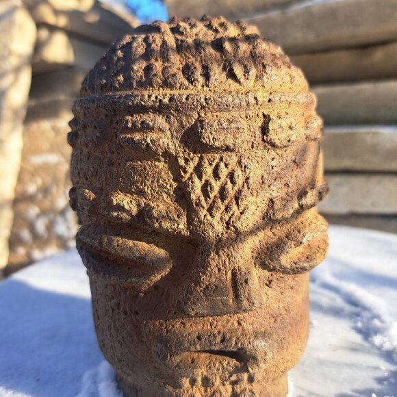 Mende African Commemorative Head - Picture 8 of 11